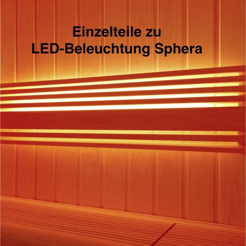 Infraworld LED-Beleuchtung Sphera – Röhre 50 cm – Endstück – EEK: G – Saunaleuchte