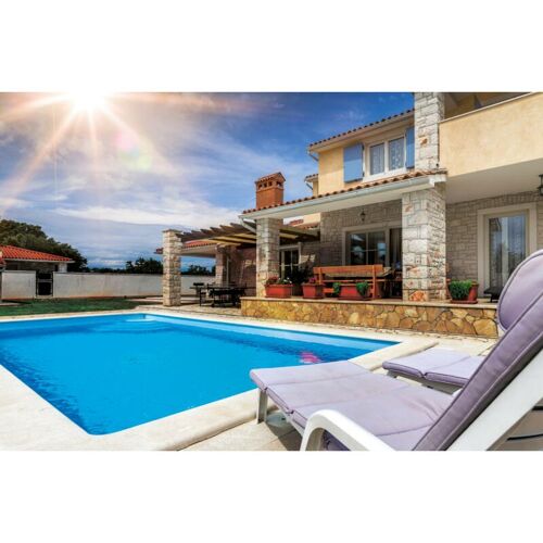 KWAD Styropor Pool de Luxe mit Ecktreppe links 700 x 350 x 150 cm – Kwad