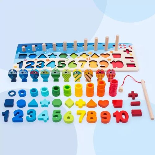 BENOBBY KIDS Montessori-Spielzeug ab 2 3 4 Jahren Puzzle Kinder Spielzeug lernspielzeug holzspielzeug, Multifunktionale lernspiele Montessori Lernspielzeug