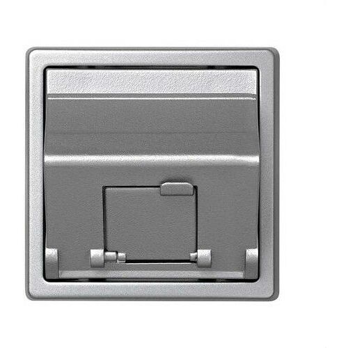 SIMON 73 Loft Unterstützung mit 1 RJ45 Aluminiumanschluss – Simon