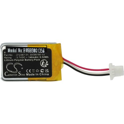 Vhbw – Akku kompatibel mit Plantronics Savi CS540 (ab 05.2021) Wireless Headset Kopfhörer (140 mAh, 3,7 v, Li-Polymer)