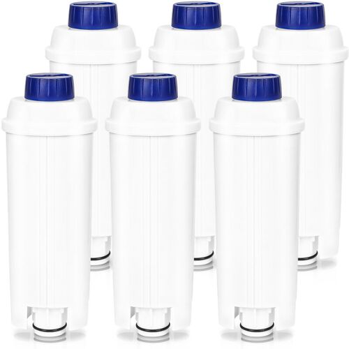 SWANEW Wasserfilter für Delonghi Kaffeeautomaten-Wasserfilter kompatibel für DLSC002 ecam etam 60 Liter Wasser mit Aktivkohle 6er – Swanew