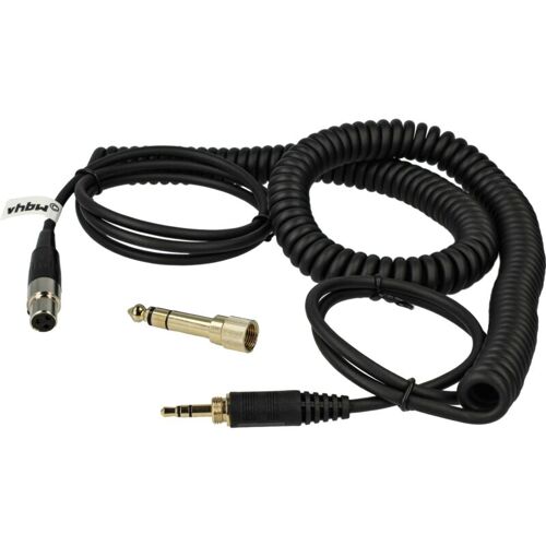 VHBW Audio aux Kabel kompatibel mit Pioneer HDJ-2000 Kopfhörer – Audiokabel 3,5 mm Klinkenstecker, 100 – 300 cm, Schwarz – Vhbw