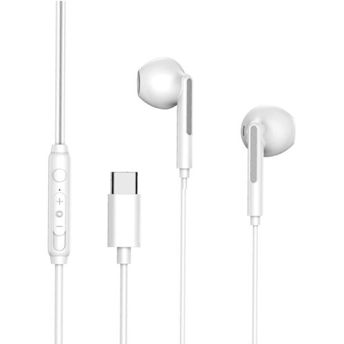 XSSIVE In-Ear Kopfhörer Typ-C Headset mit Mikrofon usb-c weiß