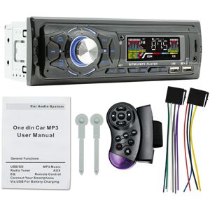 Asupermall - Multifunktions-Auto bt MP3-Player Dual-USB-Schnittstelle Auto-Musik-Player Auto-Sprachassistent MP3-Player-Radioempfänger - Schwarz