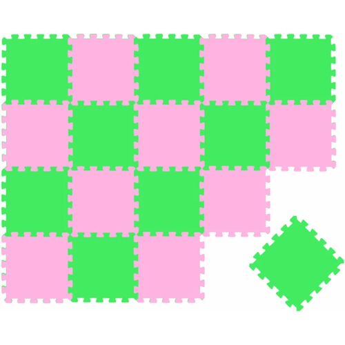 Littletom - 20 Teile Baby Kinder Puzzlematte ab Null - 30x30 Puzzle Spielmatte Krabbelmatte