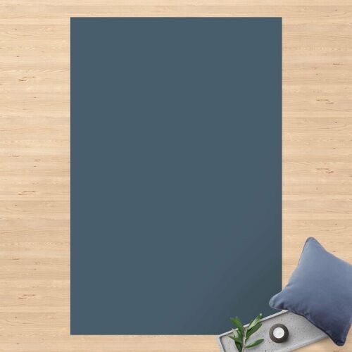 MICASIA Vinyl-Teppich – Schieferblau – Hochformat 3:2 Größe HxB: 150cm x 100cm