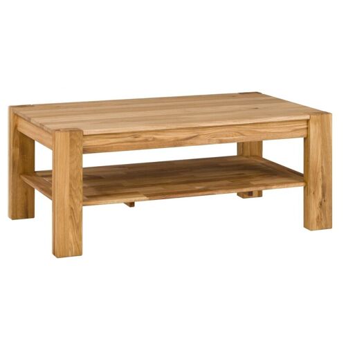 ELFO MÖBEL GMBH Couchtisch sina Wohnzimmertisch Eiche massiv furniert geölt ca. 115 x 65 cm