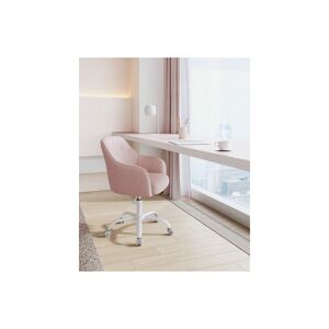SONGMICS Bürostuhl, Schreibtischstuhl, höhenverstellbar, bis 120 kg belastbar, rosa GBO019P01 - Rosa