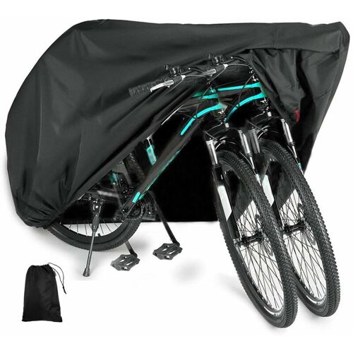 SOEKAVIA Fahrradhülle Regenhülle für Fahrrad, 210D Oxford Tuch Schutzhülle Plane Fahrrad, XL Schutzhülle für Fahrrad Fahrradhülle Wasserdichte Fahrradhaube