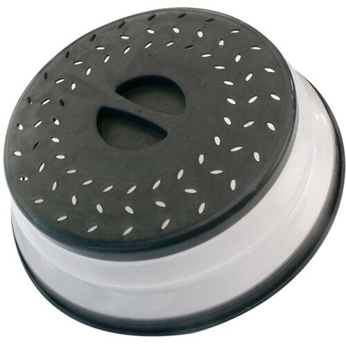 TRIOMPHE Mikrowellenglocke-BPA-frei-3in1 Mikrowellen-Abdeckung-Einziehbare Mikrowellenglocke Anti-Dampf- und Siebfunktion-Geschirrspüler-Zubehör