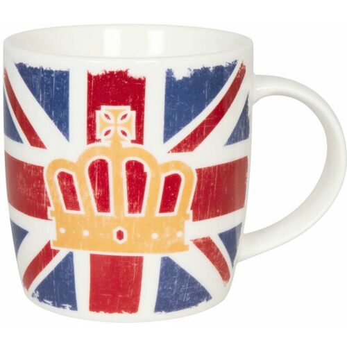 Könitz Porzellan Gmbh – Könitz Becher Vintage Flag Royal Union Jack, Tasse, Kaffeebecher, New Bone China, Bunt, 350 ml, 11 7 275 2712