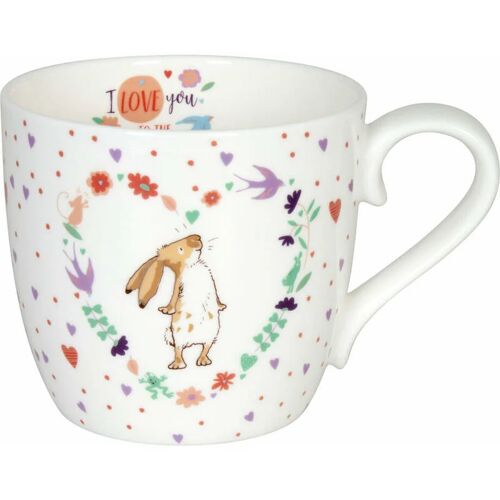 KÖNITZ PORZELLAN GMBH Könitz Becher ghmily – Little Valentine, Tasse, Kaffeebecher, Bone China, Bunt, 425 ml, 11 2 057 2682