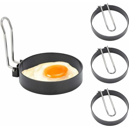 QERSTA Pfannkuchenmacher, Eierpfannkuchenform, Edelstahl, 4 Stück