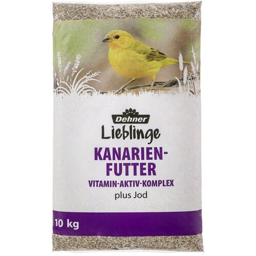 Dehner - Vogelfutter für Kanarien und Ziervögel, mit Vitamin-Aktiv-Komplex und Jod, 10 kg Lieblinge