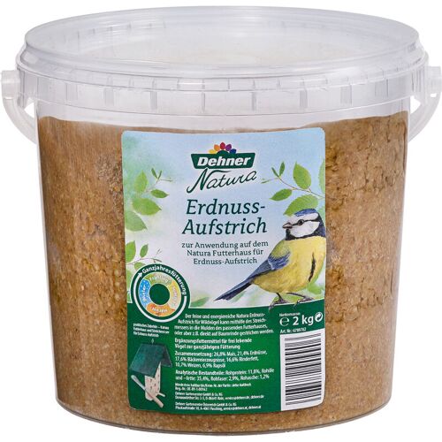 Dehner – Natura Wildvogelfutter, Erdnuss-Aufstrich, im Eimer, 2 kg