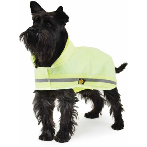 Fashion Dog Reflektierender Regenmantel für Hunde – Neongelb – 39 cm – Fashion Dog