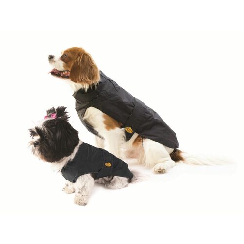 Fashion Dog Regenmantel für Hunde – Schwarz – 60 cm – Fashion Dog