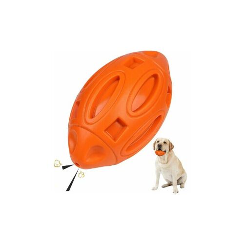 ETING Unzerstörbares Hundespielzeug, Hundekauspielzeug Gummi-Soundball-Hundespielspielzeug für mittlere und große Hunde