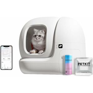 Petkit - Pura Max Selbstreinigende Katzentoilette, xSecure/Geruchsbeseitigung/APP Control Automatische Katzentoilette für mehrere Katzen,Kommt Nicht