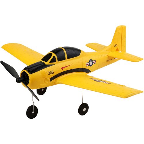WLTOYS A210 rc Flugzeug 2,4 GHz 4CH 6-Achsen Gyro rc Flugzeug T28 Flugzeugmodell Flugspielzeug für Erwachsene Kinder Jungen,Gelb - Wltoys