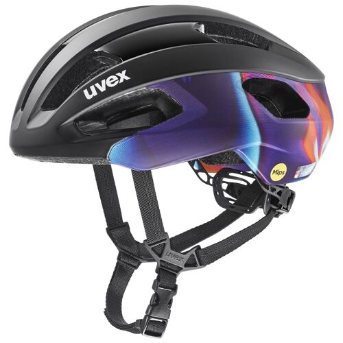 uvex rise pro MIPS Rennradhelm black-galaxy matt