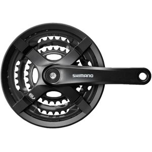 SHIMANO TOURNEY FC-TY501 Kurbel, 3 x 6-/7-/8-fach (48-38-28 Zähne) schwarz