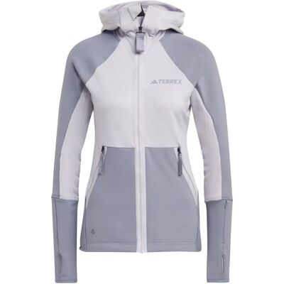 Adidas Terrex Tech Flooce Hooded Hiking Fleece Jacket Damen Pullover, S Adidas Terrex Tech Flooce Hooded Hiking Fleece Jacket Damen Pullover, S