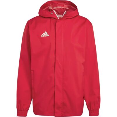 Adidas Entrada 22 All-Weather Jacke Herren Fußballjacke, rot S Adidas Entrada 22 All-Weather Jacke Herren Fußballjacke, rot S