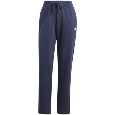 Adidas Essentials Small Logo Feel Cozy Open Hem Damen Hose, blau S Adidas Essentials Small Logo Feel Cozy Open Hem Damen Hose, blau S