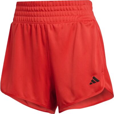 adidas Pacer Essentials Knit High-Rise Shorts - Damen - Rot - Shorts adidas Pacer Essentials Knit High-Rise Shorts - Damen - Rot - Shorts