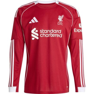 Adidas Liverpool FC 25/26 Home Langarm Herren Trikot, rot 2XL Adidas Liverpool FC 25/26 Home Langarm Herren Trikot, rot 2XL
