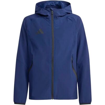 Adidas Tiro Travel Kinder Fußballjacke, blau 176 Adidas Tiro Travel Kinder Fußballjacke, blau 176