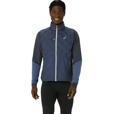 Asics Road Winter Gilet Herren Weste, blau 2XL Asics Road Winter Gilet Herren Weste, blau 2XL