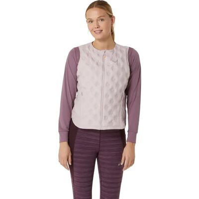 Asics Nagino Padded Gilet Damen Weste, rosa XL Asics Nagino Padded Gilet Damen Weste, rosa XL