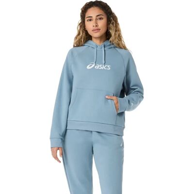 Asics Logo Fleece Damen Longsleeve, blau M Asics Logo Fleece Damen Longsleeve, blau M