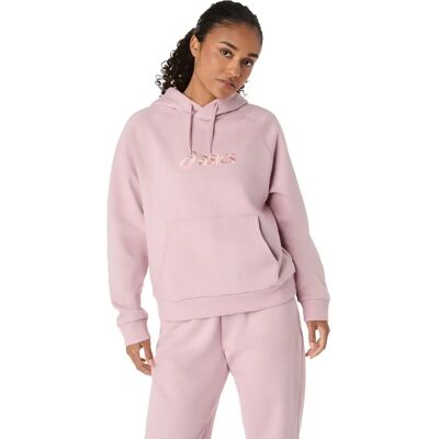 Asics Logo Fleece Damen Longsleeve, pink XL Asics Logo Fleece Damen Longsleeve, pink XL
