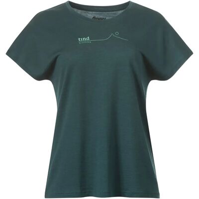 Bergans Tind Crux Merino Damen T-Shirt, grün M Bergans Tind Crux Merino Damen T-Shirt, grün M