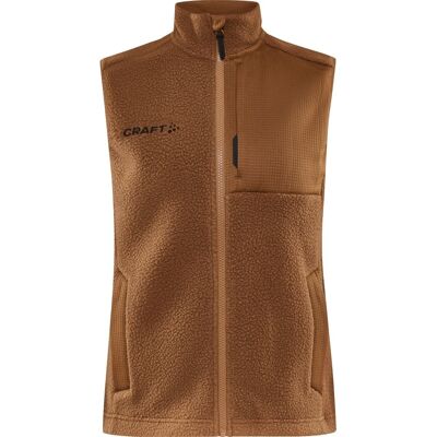 Craft ADV Explore Pile Fleece Damen Weste, braun L Craft ADV Explore Pile Fleece Damen Weste, braun L