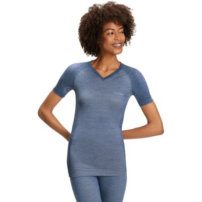 Falke Wool-Tech -Lightl. Regular Damen Unterhemd, blau L Falke Wool-Tech -Lightl. Regular Damen Unterhemd, blau L