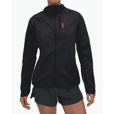 HOKA SkyFlow Wind Damen Schlupfjacke, schwarz L HOKA SkyFlow Wind Damen Schlupfjacke, schwarz L