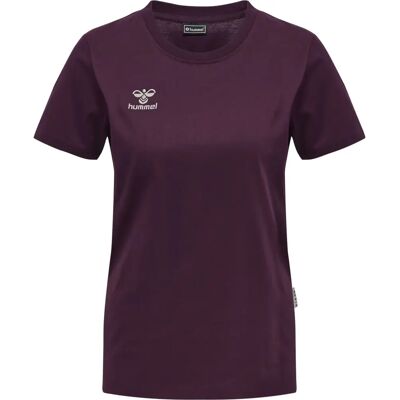 Hummel Damen Grape Wine Baumwoll-T-Shirt - Sport & Freizeit Hummel Damen Grape Wine Baumwoll-T-Shirt - Sport & Freizeit