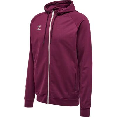 Hummel - HmlMOVE Grid Cotton Zip Hoodie - Schwarz Hummel - HmlMOVE Grid Cotton Zip Hoodie - Schwarz