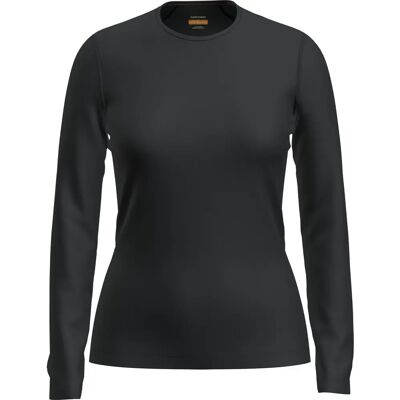 Icebreaker Merino 260 Tech Crewe Damen Unterhemd, schwarz XXL Icebreaker Merino 260 Tech Crewe Damen Unterhemd, schwarz XXL