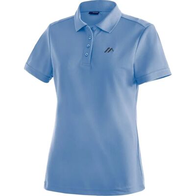 Maier Sports Ulrike Pastellblau Schnelltrocknendes Polo - Funktionsshirt Maier Sports Ulrike Pastellblau Schnelltrocknendes Polo - Funktionsshirt