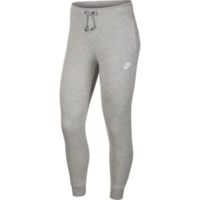 Nike Damen Fleece-Hosen - Dunkelgrau Heather/Weiß - Hose Nike Damen Fleece-Hosen - Dunkelgrau Heather/Weiß - Hose