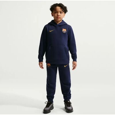 Nike FC Barcelona Club Jungen Kapuzensweater, blau US: M Nike FC Barcelona Club Jungen Kapuzensweater, blau US: M