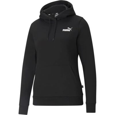 Puma ESS Small Logo FL Damen Kapuzensweater, schwarz S Puma ESS Small Logo FL Damen Kapuzensweater, schwarz S