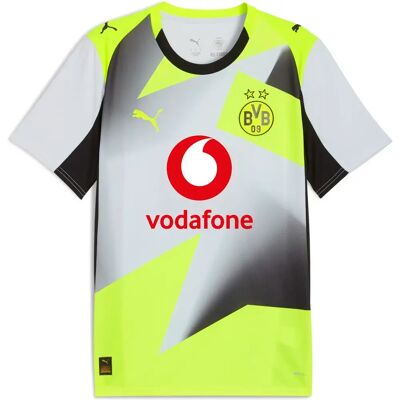 Puma BVB Away Replica with Sponsor Herren T-Shirt, grau S Puma BVB Away Replica with Sponsor Herren T-Shirt, grau S