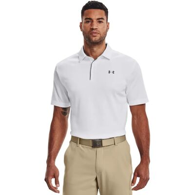 Under Armour - Tech Golf Polo - Weiß - Large Tall - Polo Under Armour - Tech Golf Polo - Weiß - Large Tall - Polo